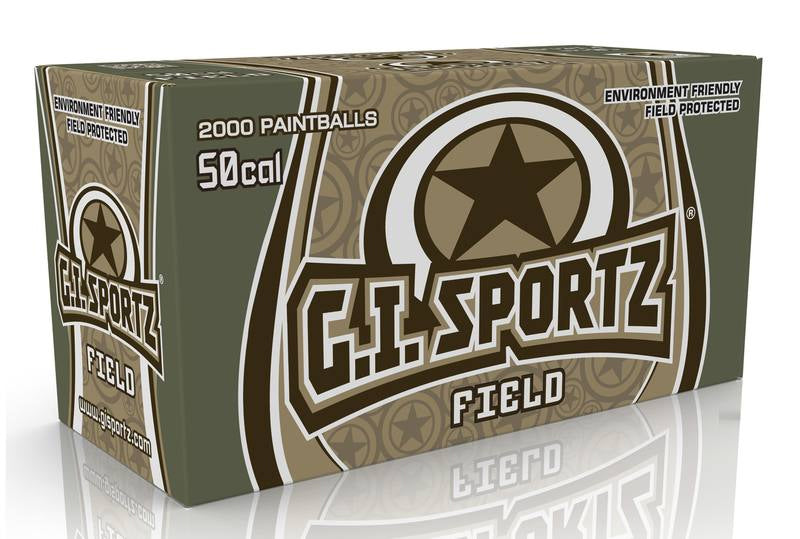 GI Field Paintballs 2000 White 50 Cal