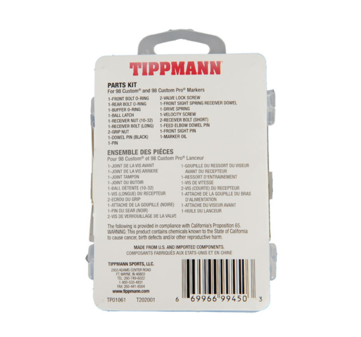 TIPPMANN 98 UNIVERSAL PARTS KIT PS