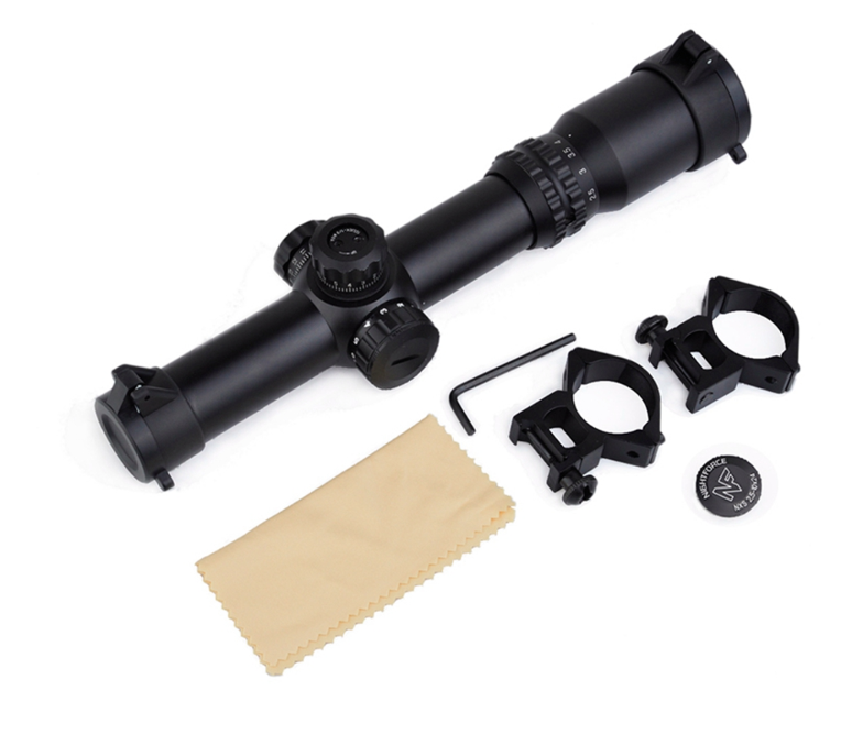 Tactical Sight 1-4x24SE Scope (Red/Green Reticle)