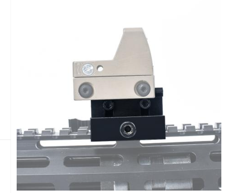 Height and Tilt Adjustable Rail QD Mount (3 slot)